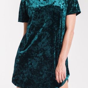 Z Supply Crushed Velvet Dress Size Large brand new